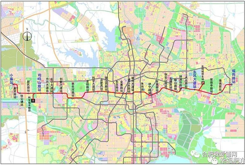 合肥地鐵6號線最新線路圖，城市脈絡(luò)的新延伸